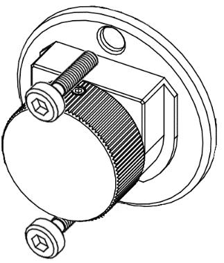 3.1. Instalación del tubo óptico en la base del telescopio. El tubo se ajusta a la base ya ensamblada tal como se muestra.