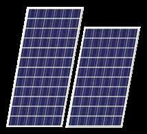 ENERGÍA SOLAR 50/100 Paneles Solares Policristalinos W 250/300 W Modelo Tipo de módulo policristalino Tipo de celda Número de celdas Dimensiones máxima (Pmax) Eficiencia del módulo