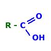 Ácido carboxílico Fórmula general; que es equivalente a R-COOH - Es un grupo terminal, luego no