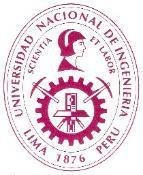 Universidad Nacional de Ingeniería, Lima, Perú Facultad