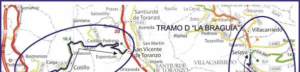 TRAMOS CRONOMETRADOS TRAMO A 1 y 2.- CASTILLO PEDROSO. 14,420 Km.