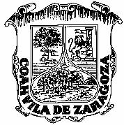 ORGANO DEL GOBIERNO CONSTITUCIONAL DEL ESTADO INDEPENDIENTE, LIBRE Y SOBERANO DE COAHUILA DE ZARAGOZA TOMO CXIII Saltillo, Coah.
