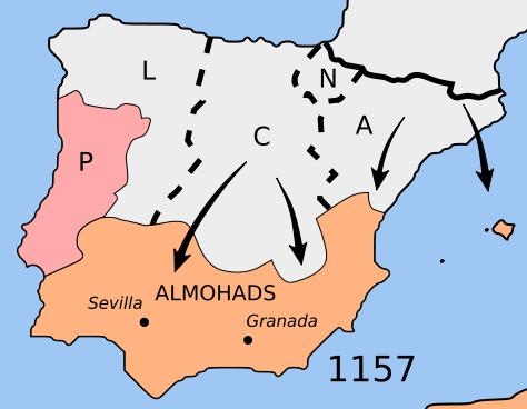 Entre 1086 y 1145 Al-Andalus es reunificado y convertido en provincia del Imperio almorávide.