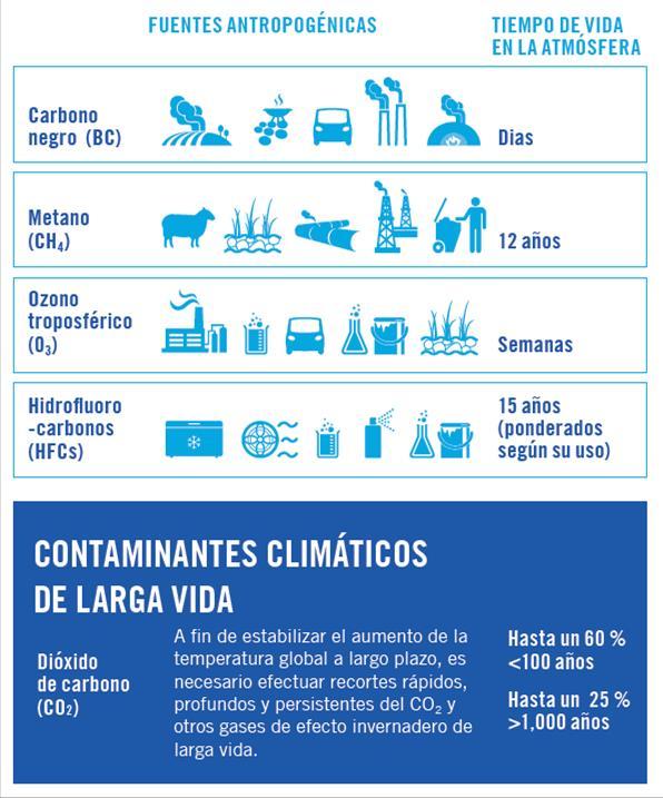 QUÉ SON LOS CONTAMINANTES CLIMÁTICOS DE CORTA VIDA Y CUALES SON