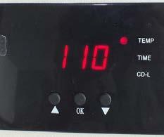 Es normal que la temperatura no aparezca indicada cuando se acaba de encender la plancha. 2.