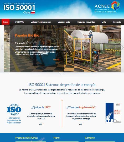 Caso de éxito: ISO 50001 en Chile Web y guía para la implantación de Sistemas de