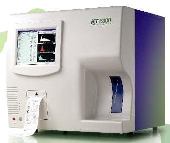 KT 6300 analizador de hematología Especificaciones técnicas generales Principios: resistencia eléctrica para contar y SFT método de hemoglobina.