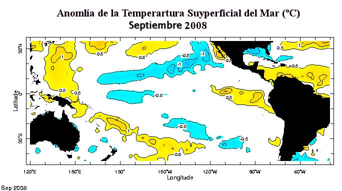 igura 10.- Lluvia durante septiembre en las estaciones costeras de Colombia, Ecuador, Perú y Chile. La ubicación de las estaciones se muestra en la Figura 1. (Fuentes: CCCP, INOCAR, DHN y DMCh).