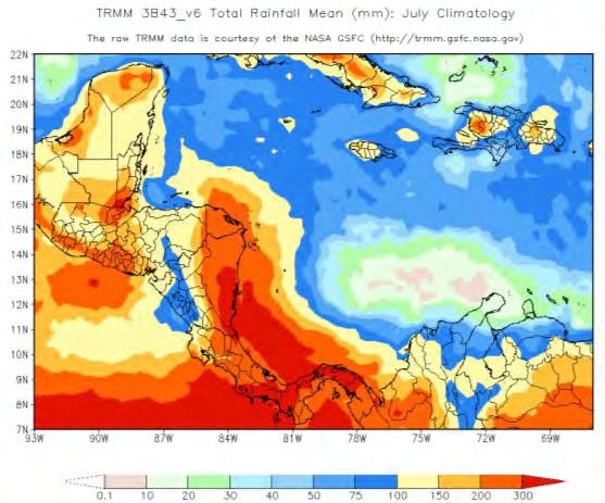 Tropical Cindy 27-3 Julio Tormenta Tropical Don Tabla 1. Comportamiento de la temporada ciclónica en el Pacífico oriental y en la Cuenca del Atlántico en julio de 211.