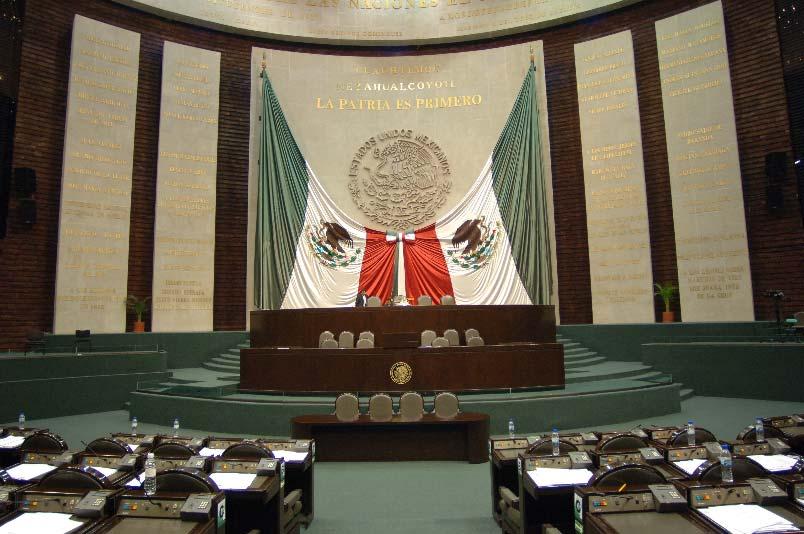 Pleno del Palacio Legislativo de San Lázaro de la H.