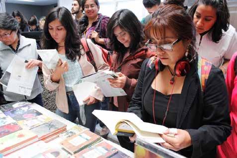 e) Exhibición y venta de libros del Fondo de Cultura Económica.