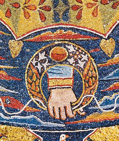 mosaico del siglo XIII que está probablemente basada en un