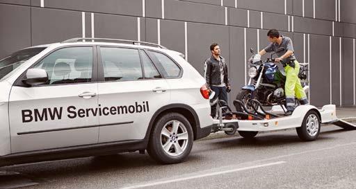 BMW Motorrad Mobile Care BMW Motorrad marca la pauta, también en cuanto a servicio. Estarás cubierto en caso de sufrir una avería: 24 horas al día, 365 días al año.