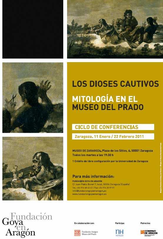 Seminarios/Conferencias Seminario Internacional Goya y el palacio de Sobradiel (2007) Curso Goya antes del viaje a Madrid (en colaboración con el Museo Ibercaja- Camón Aznar, 2009) Charlas