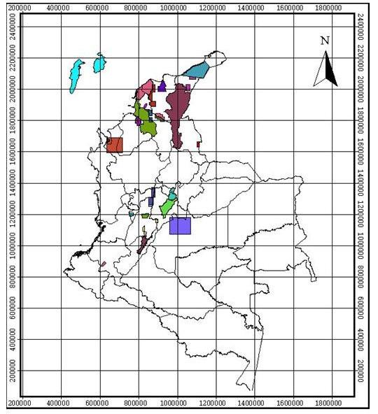 Figura 4. Áreas con estudios regionales y de detalle Figura 5.