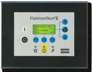 El sistema VFT, incluido en el controlador Elektronikon, arranca y detiene de forma automática los elementos scroll para adaptarse exactamente a las demandas del sistema de aire comprimido.
