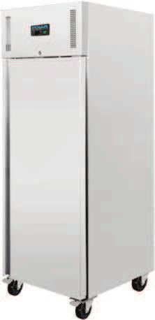 Armario frigorífico o congelador con puerta maciza uso intensivo Armarios comerciales de uso intensivo con capacidad hasta 10 cubetas Gastronorm 2/1 100mm (no incluidas).