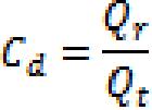 Donde: A 0 = es el área del orificio A c = área contraída. Área de la sección de la vena líquida. Vena líquida.