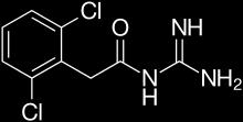 urinaria. La atomoxetina se distribuye ampliamente y se une en gran proporción a las proteínas plasmáticas, sobre todo, a la albúmina (57, 59, 60). Figura 6. Estructura química de la guanfacina. B.