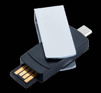 y micro USB metálica