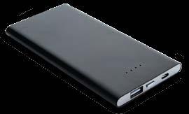2 x 6.3 x.7 cm 11.8 x 5.9 mm HC-10 Power Bank de aluminio para Tablet y Smartphone con capacidad de 6000.
