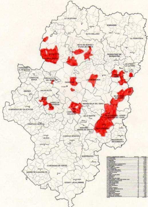Brotes en Aragón 28 municipios afectados En expansión Inicialmente, mayor
