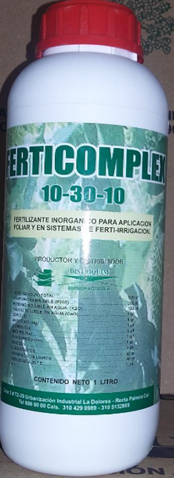 Compatibilidad: Por su solubilidad, formulación y reacción acida, es utilizado en mezclas, siendo compatible con Mancozeb y la mayoría de productos agroquímicos y/o fertilizantes a excepción de los