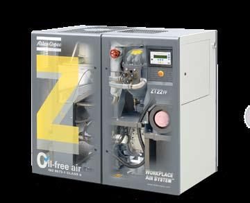 de secadores de adsorción MD, diseñada especialmente para trabajar con los compresores Z exentos de aceite.