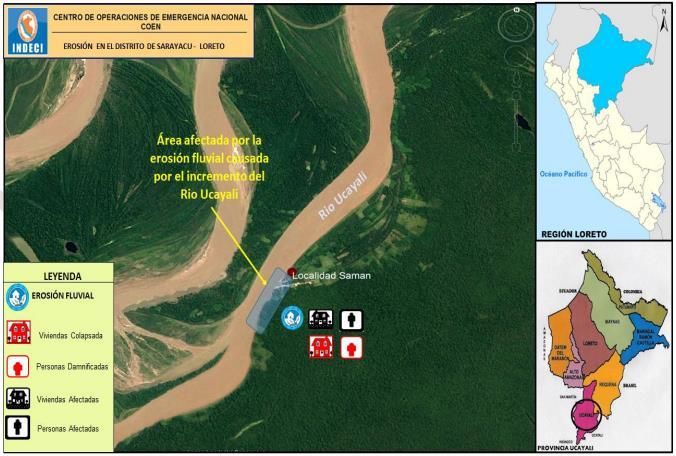 Loreto: Continúan con reubicación de familias afectadas por erosión fluvial en distrito de Sarayacu Personal de la Municipalidad Distrital de Sarayacu, en la provincia de Ucayali (Loreto), continúa