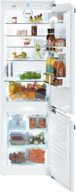Combinados refrigerador-congelador NoFrost integrables ICN 3366 Premium 178 ICN 3356 Premium 178 ICNS 3314 Comfort 178 Volumen útil total: 249 l : 191 l Congelador: 58 l Consumo anual / 24 horas: 226