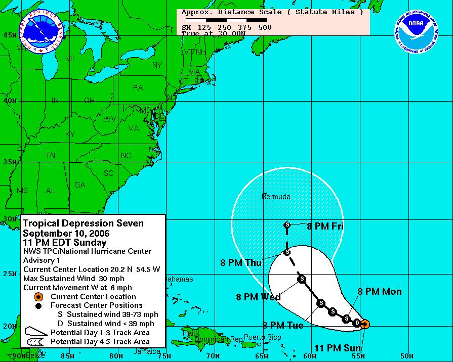 Imagen 14. Génesis del huracán Gordon (2006). Fuente: NHC.