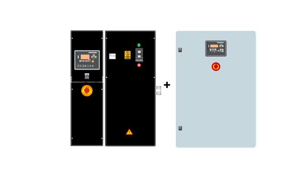 CUADROS DE CONTROL AS5 + CC2 Cuadro automático CON conmutación y CON control