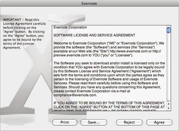 Instalar en Mac OS 5. Haga doble clic en el icono [Instalar productos]. SUGERENCIAS Si se requiere la versión más reciente de Evernote para Mac, haga clic en el botón [Descargar la última versión].