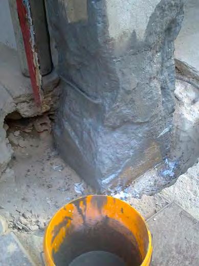 Reparación de pilar estructural con SIKA