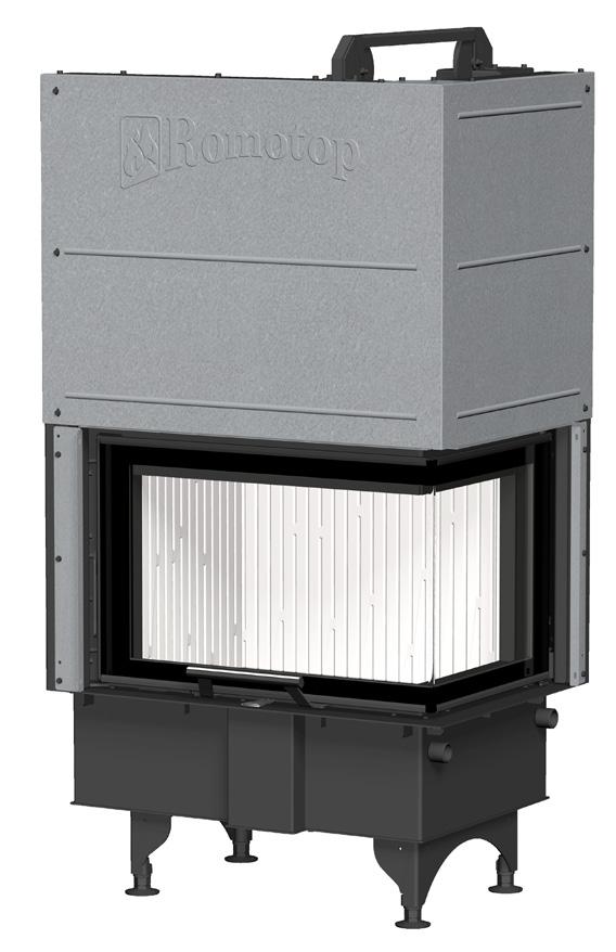 incrementa la eficiencia del intercambiador de calor Hogar rinconero 660 mm único AL2LE 01, AR2LE