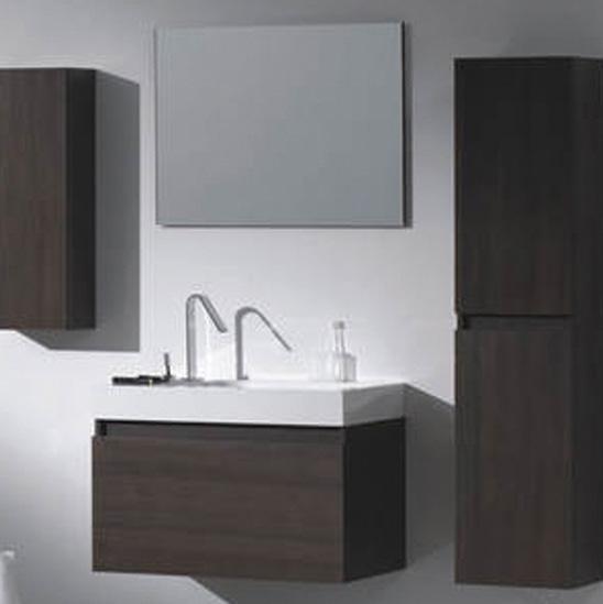 00 Mueble para baño con espejo y gabinete lateral Espejo 500 x 145 x 480 mm