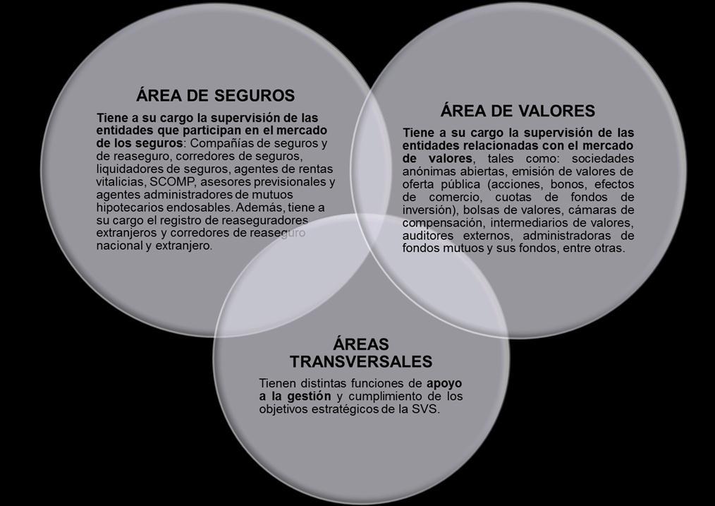 ESTRUCTURA INTERNA DE LA SVS La Superintendencia está estructurada en tres grandes