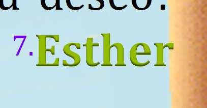 Esther contestó: "Esta es mi petición y éste es mi deseo".