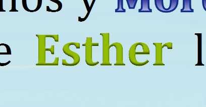 Entonces Esther puso a a cargo de las propiedades de. 3.