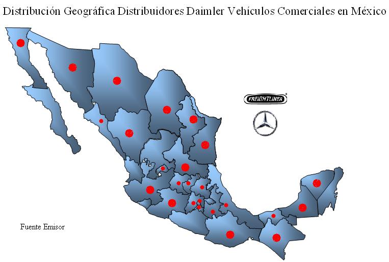 Daimler Vehículos Comerciales también comercializa sus productos de manera directa a un número limitado de Consumidores que cuentan con flotillas.