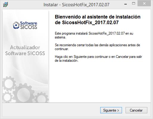 En la siguiente pantalla deberás configurar la ruta de instalación, dependiendo en donde se encuentre instalado el software SICOSS da clic en Examinar para que se instale en la carpeta