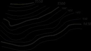 Curvas de Nivel y tipos Geología En un mapa topográfico no se representan todas las curvas de nivel, únicamente las correspondientes a altitudes determinadas que vienen definidas por el tipo y escala.