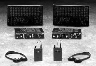 Sistema infrarojo Sound Plus W TX9 Sistema receptor infrarojo de interpretación simultánea de cuatro canales.3 MHz - 3.