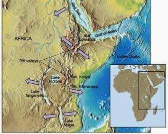 ascensión de magma se origina nueva corteza oceánica Rift continental Se originan cuando