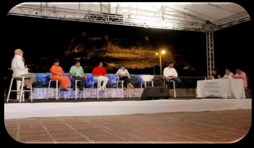 Debate con Candidatos a la Alcaldía de Cartagena 2011 Moderador: Juan Gossaín Periodistas: Claudia