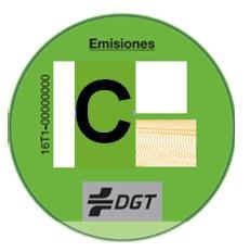 CLASIFICACIÓN Y ETIQUETADO: CATEGORIA C Vehículos M1 y N1 clasificados en el Registro de Vehículos como gasolina EURO 4/IV, 5/V o