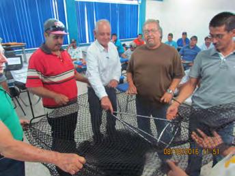 programa Taller Reforzamiento para la Construcción, Instalación y Operación de Dispositivo Excluidores de Tortugas (DET) y Peces (DEP) de CONAPESCA (Comisión Nacional de Acuacultura y Pesca) e INCA