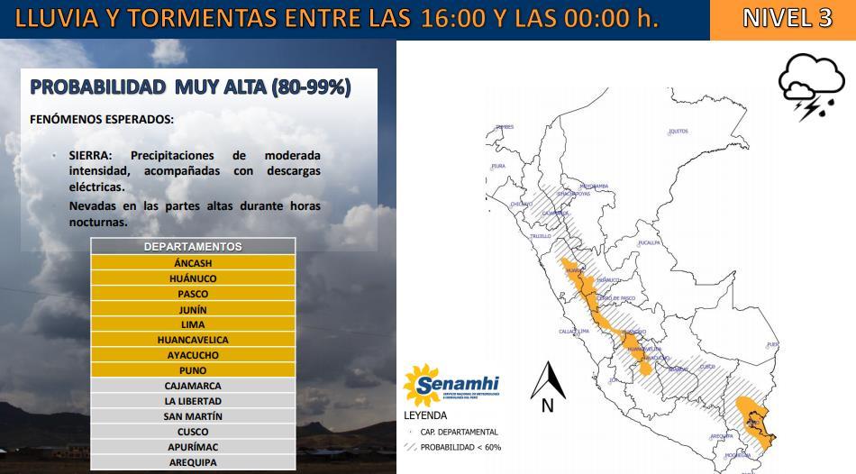 Distrito de Cajamarca registró una lluvia calificada como extrema en las últimas 24 horas El distrito de Cajamarca, de la provincia y departamento del mismo nombre, soportó en las últimas 24 horas