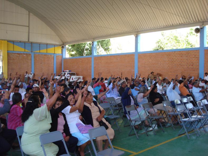 Esquemas de Gobierno comunitario en Oaxaca Responsabilidad Confianza Criterio Reglas consetudinarias CAPITAL