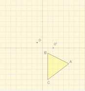 EJERCICIO 12. Se aplica al triángulo amarillo una simetría de centro O, y después otra de centro O, cuál es el resultado? Cuando acabes Pulsa para ir a la página siguiente. 3.c. Figuras invariantes de orden n Lee en la pantalla la explicación teórica de este apartado.